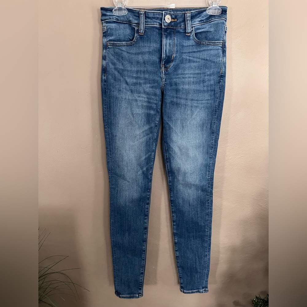 American Eagle Outfitters Women's Skinny Jeans in Blue